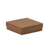 Cotton Fill Box Natural Kraft 89x89x25mm - 100/ctn