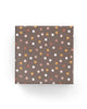 60cm Polka Dots Wrap Chocolate