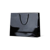 Laminated Gloss Galleria Black Paper Bag - 50/ctn