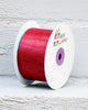 Cut Edge Organza 50mm X 50mtrs Dark Red