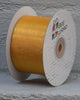 Cut Edge Organza 50mm X 50mtrs Gold