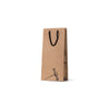 Brown Kraft Corkscrew Double Wine Bag - 100/Ctn