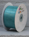 Cut Edge Organza 50mm X 50mtrs Jade