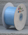 Cut Edge Organza 50mm X 50mtrs Pale Blue