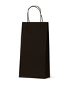 Black Kraft Double Wine Bag - 100/ctn