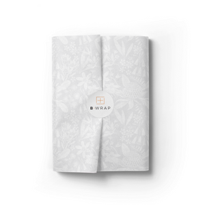 Botanical Tissue Paper White on White