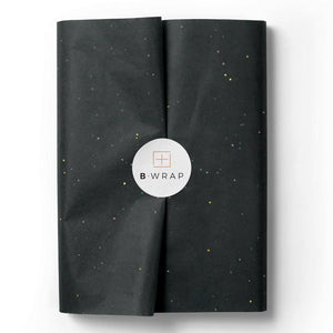 Black Gem Stone Tissue Paper