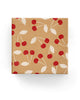 Cherries on Kraft Wrap Red White