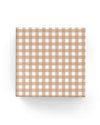 Gingham Check on Matte Wrap Beige
