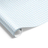 Gingham Check on Matte Wrap PBlue