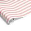 Cafe Stripe on Matte Wrap Dusty Pink