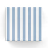 Cafe Stripe on Matte Wrap French Blue