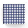 Gingham Check on Matte Wrap Navy