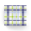 Madras Check Wrap Navy/Blue/Green