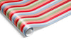 Merry Stripes Wrap Red Blue Pistachio