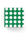 Polka Dot Wrap Wrap Emerald Green