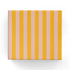 Two Colour Stripe on Matte Dusty Pink/Mustard