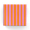 Two Colour Stripe on Matte Pink/Burnt Orange