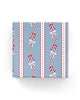 Candy Cane Wrap French Blue Red
