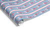 Candy Cane Wrap French Blue Red