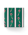Candy Cane Wrap Hunter Red Green