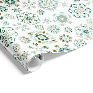 Xmas Kaleidoscope Wrap Rivergum Gold
