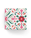 Xmas Mandala Wattle Wrap Pink Red Green Gold
