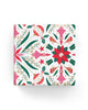 Xmas Mandala Wattle Wrap Pink Red Green Gold