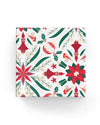 Xmas Mandala Wattle Wrap Red Green Gold