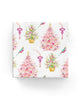 Pink Xmas Watercolour Wrap