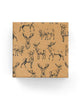 Stag on Kraft Wrap Graphite