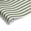 Two Colour Stripe on Matte Earth Green/Warm Gray