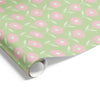 Daisy on Matte Green Pink