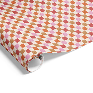 Mosaic Squares on Matte Earth Tones