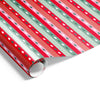 Christmas Stripe Wrap Red Gum