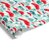 60cm Holiday on Matte Wrap Red Green