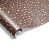 60cm Polka Dots Wrap Chocolate