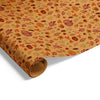 60cm Pumpkin Harvest on Kraft Wrap