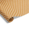 60cm Spot on Kraft Wrap White