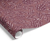 Abstract Pinecones Wrap on Matte Plum