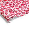 60cm Xmas Gingerbread Wrap Red