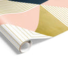 Geo Splice Wrap Apricot Slate Gold
