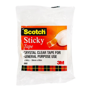 Scotch Tape 18mm x 66mtr Clear Tape