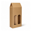 Bx Double Carryall Natural Kraft Wine Box Carrier