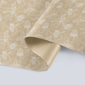 Banksia Tissue White on Natural