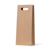 Brown Kraft Die Cut Double Wine Bag - 100/ctn