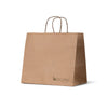 Brown Kraft Printed Paper Takeaway Large
