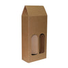 Bx Double Carryall Natural Kraft Wine Box Carrier