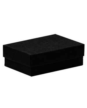 Small Cotton Fill Box Black Kraft