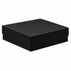 Cotton Fill Box Black Kraft 89x89x25mm - 100/ctn
